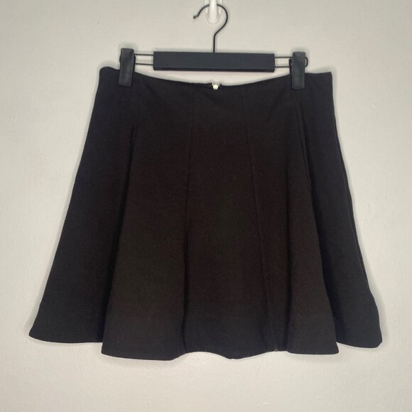 Kimchi Blue Black Flare Skirt - Picture 1 of 3